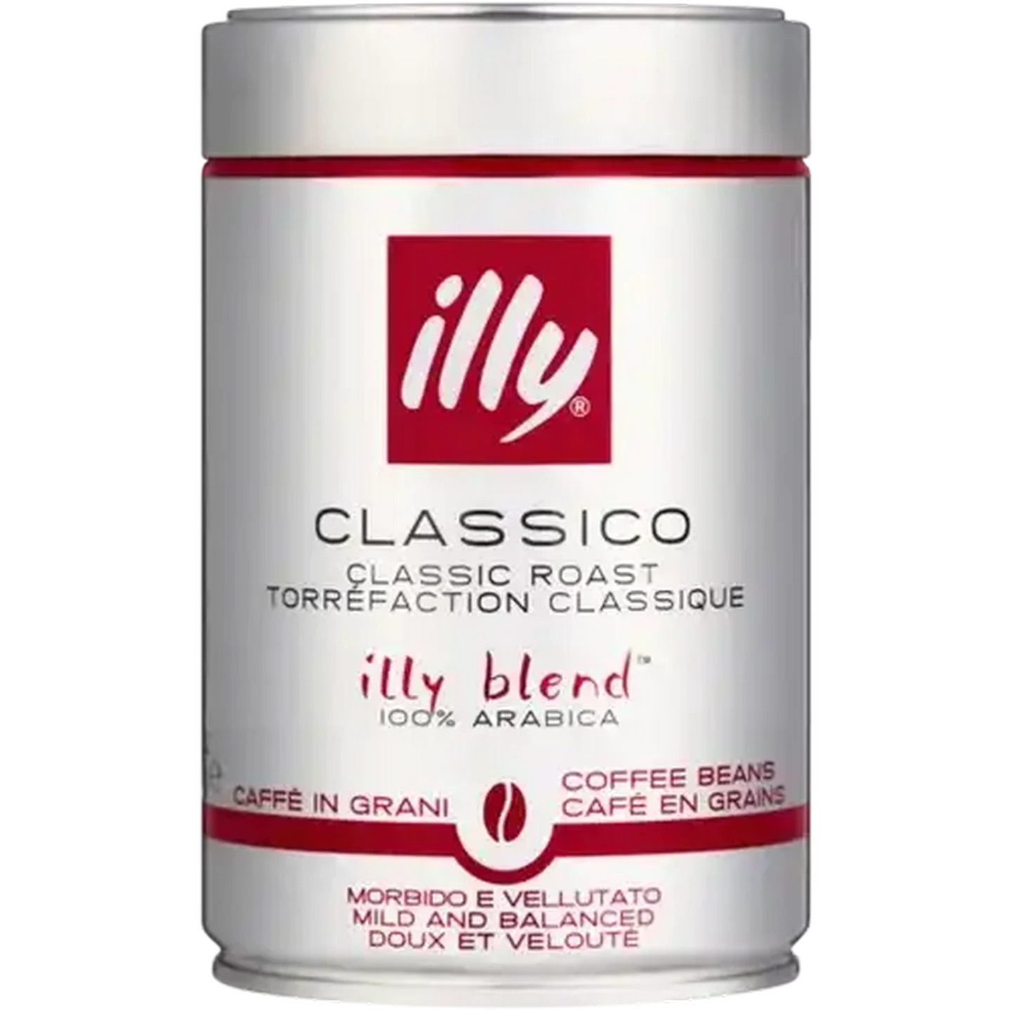 Image of Illy CLASSICO Classic Roast Arabica Coffee Beans 250g