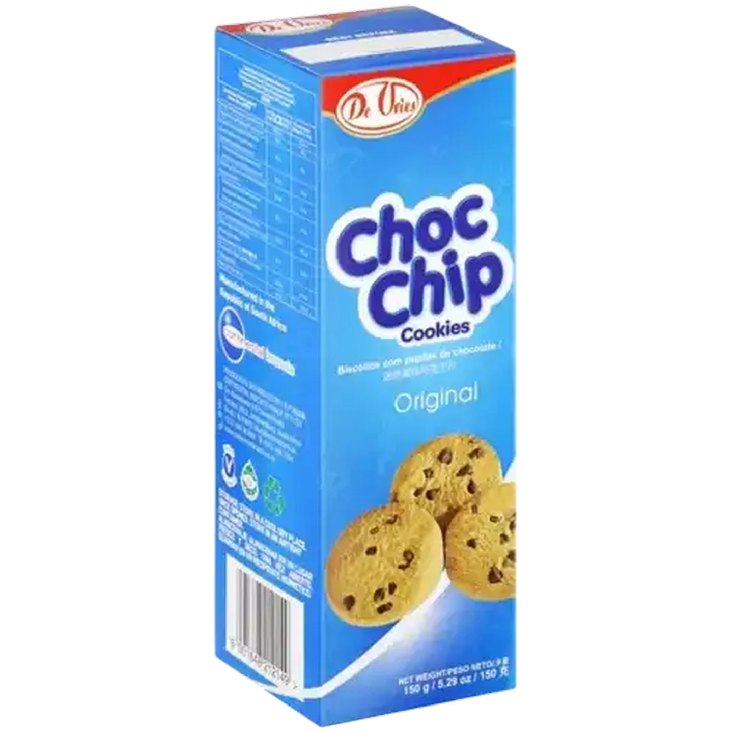 Checkers Sixty60 | De Vries Original Choc Chip Cookies 150g