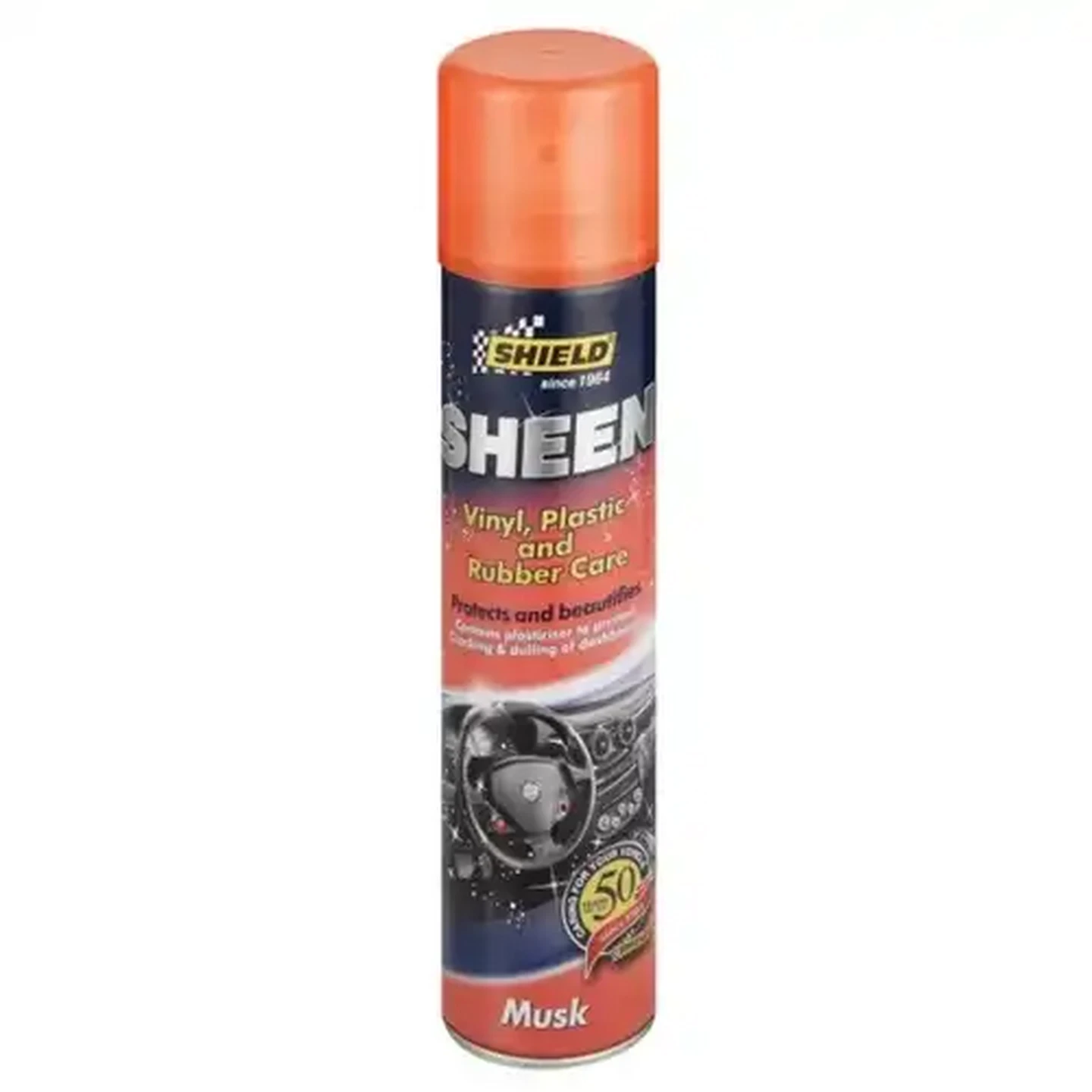 Image of Shield Sheen Musk Vinyl, Plastic & Rubber Care 300ml
