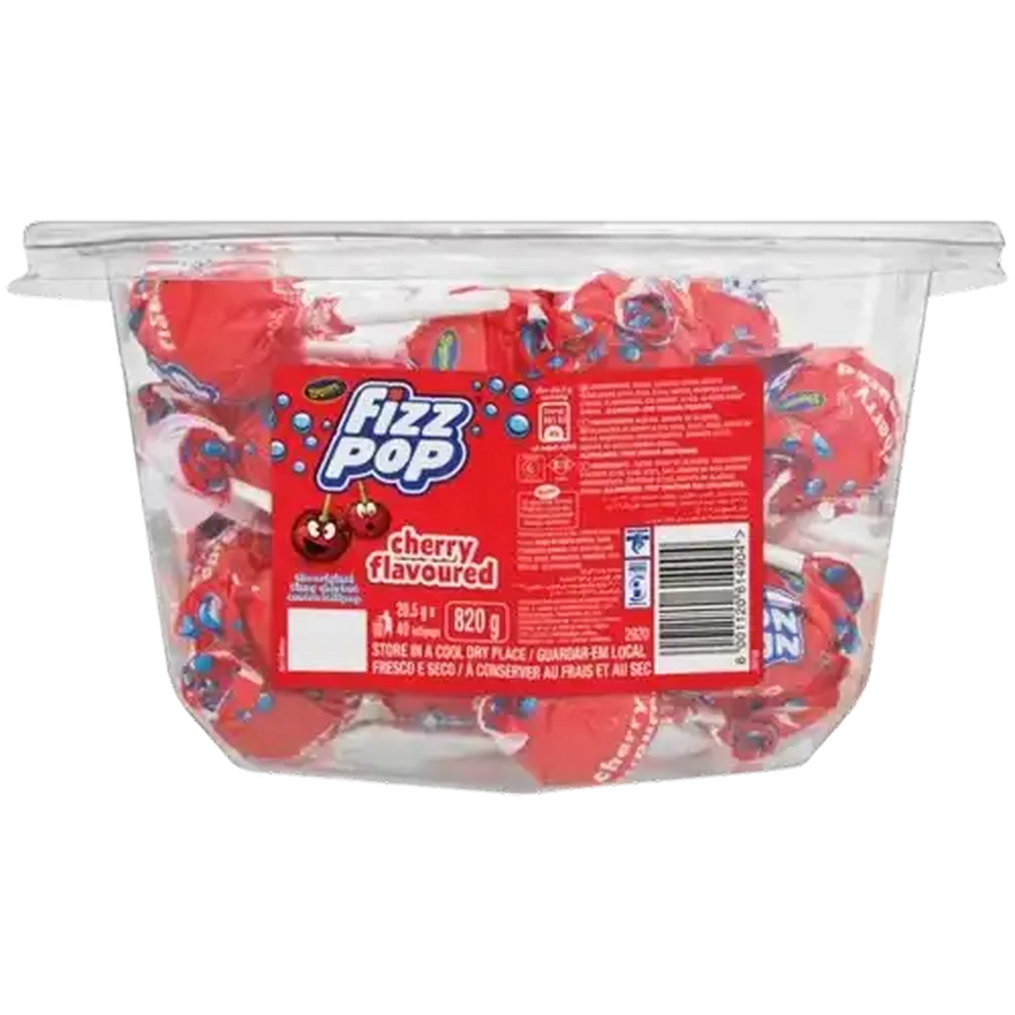 Checkers Sixty60 | Fizz Pop Cherry Flavoured Lollipops 40 Pack