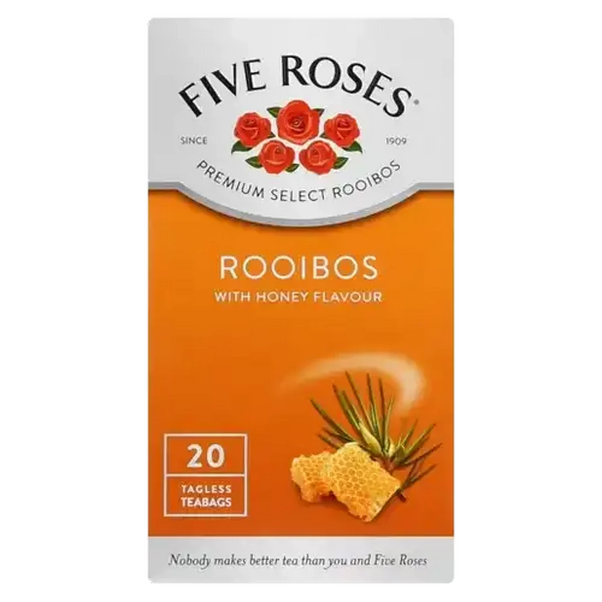 Checkers Sixty60 | Five Roses Honey Flavoured Rooibos Teabags 20 Pack