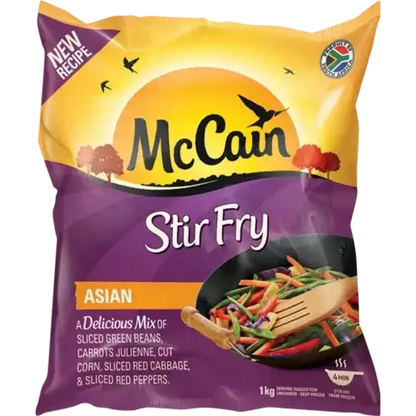 Image of McCain Frozen Stir Fry Asian Mixed Vegetables 1kg