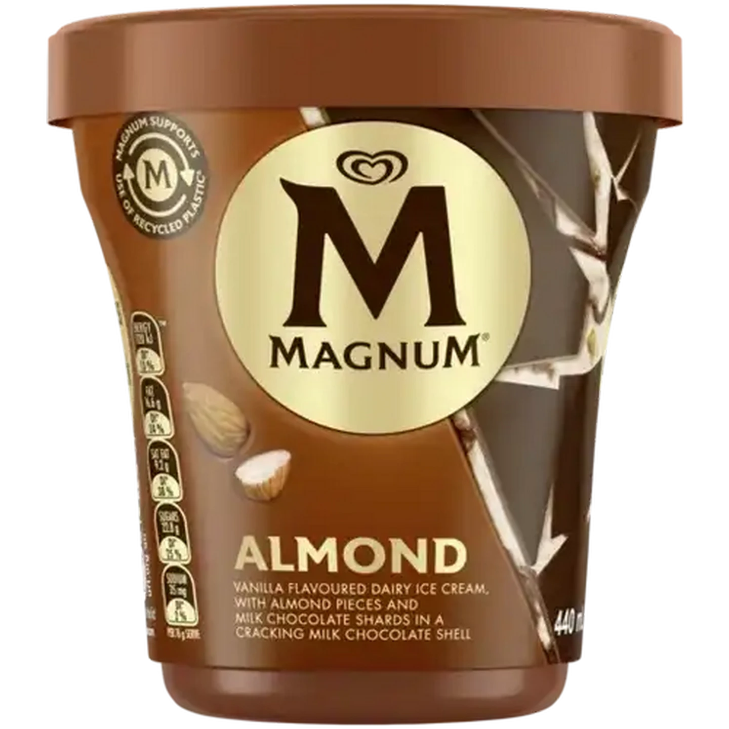 Checkers Sixty60 | Magnum Almond Vanilla Flavoured Ice Cream Tub 440ml