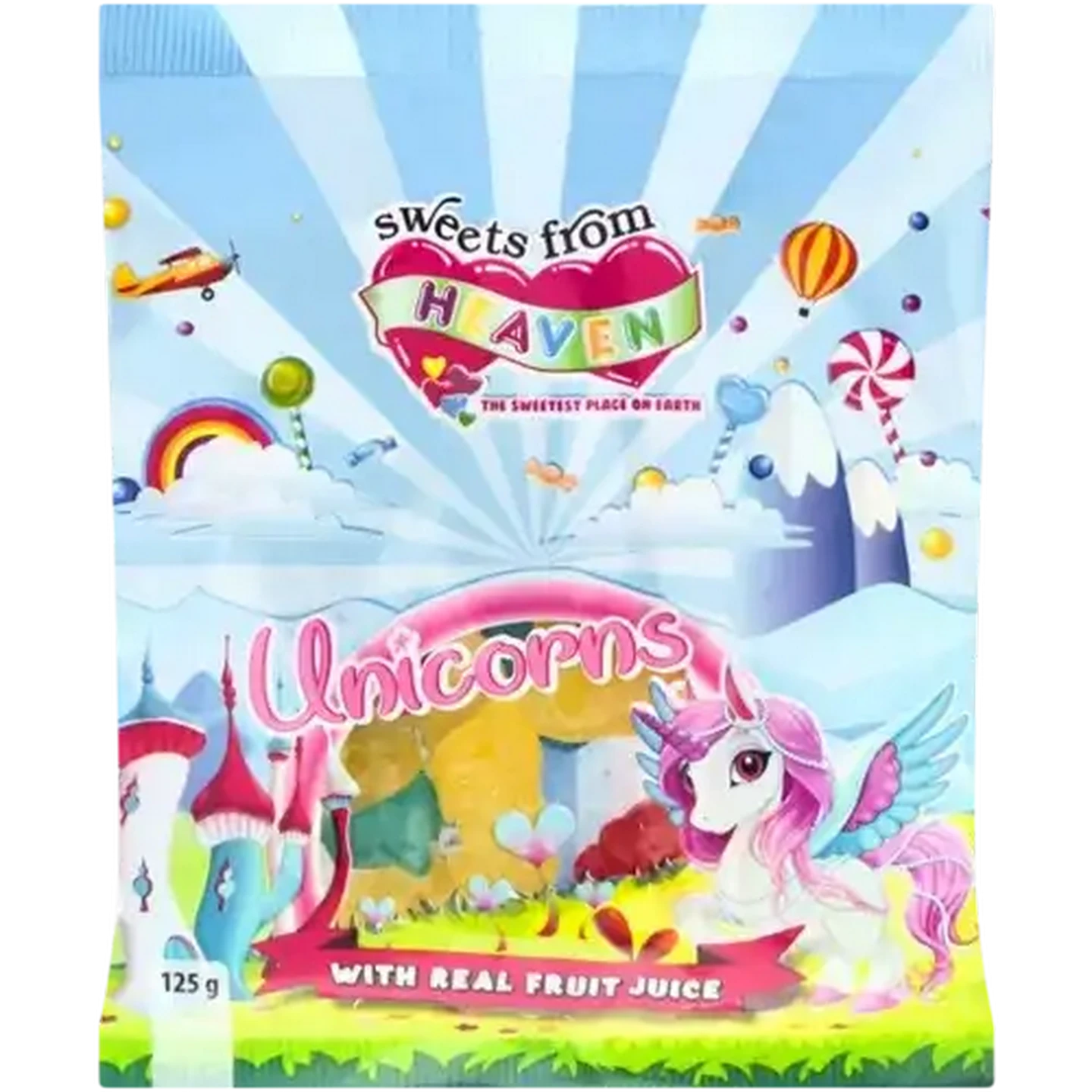 heaven出品　5枚 Checkers Sixty60 | Sweets From Heaven Unicorn Soft sweets 125g