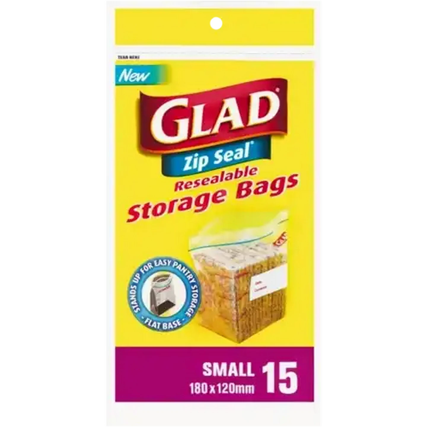 Checkers Sixty60 | Glad Zip Seal Small Resealable Storage Bags 15 Pack