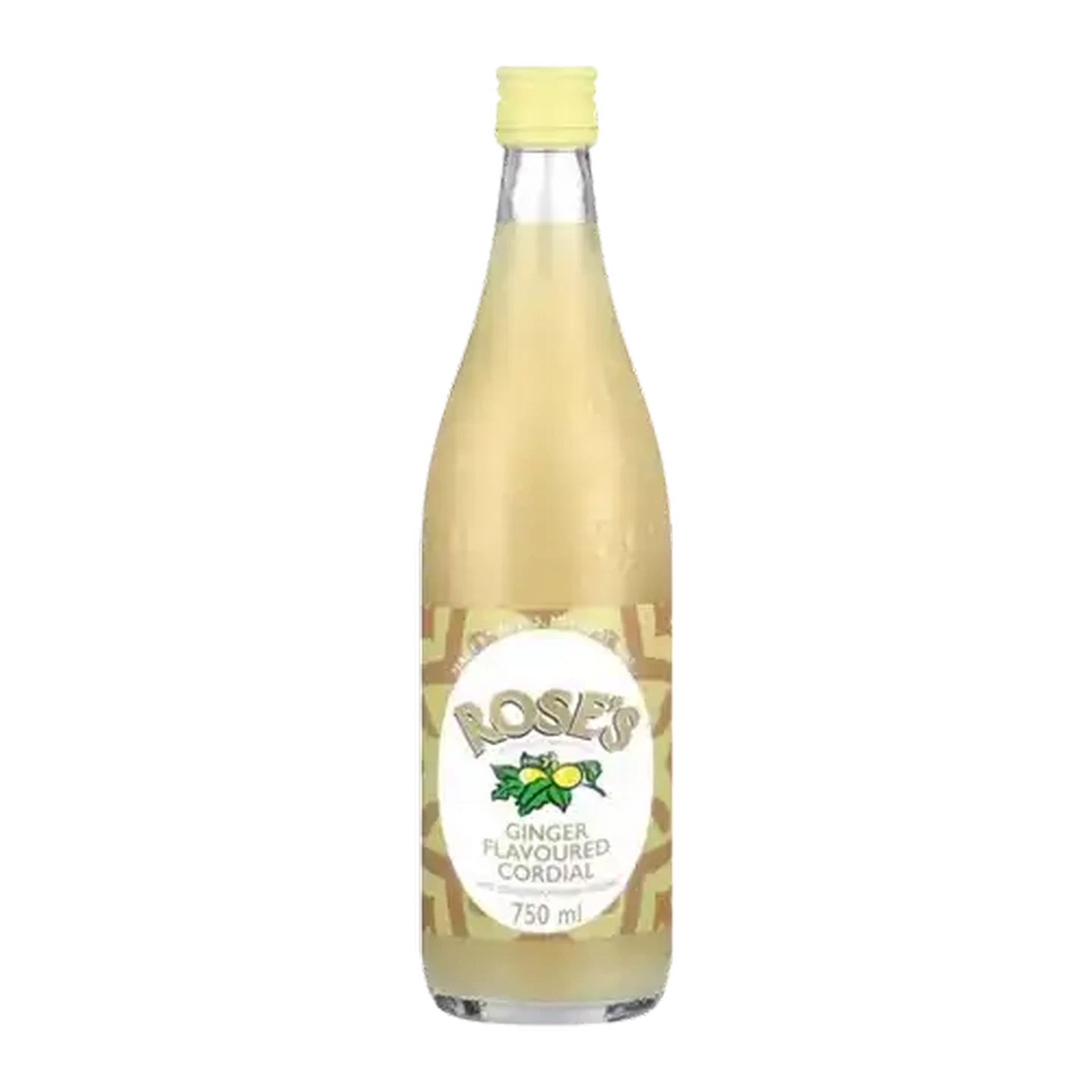 Image of Rose's Ginger Flavoured Cordial 750ml