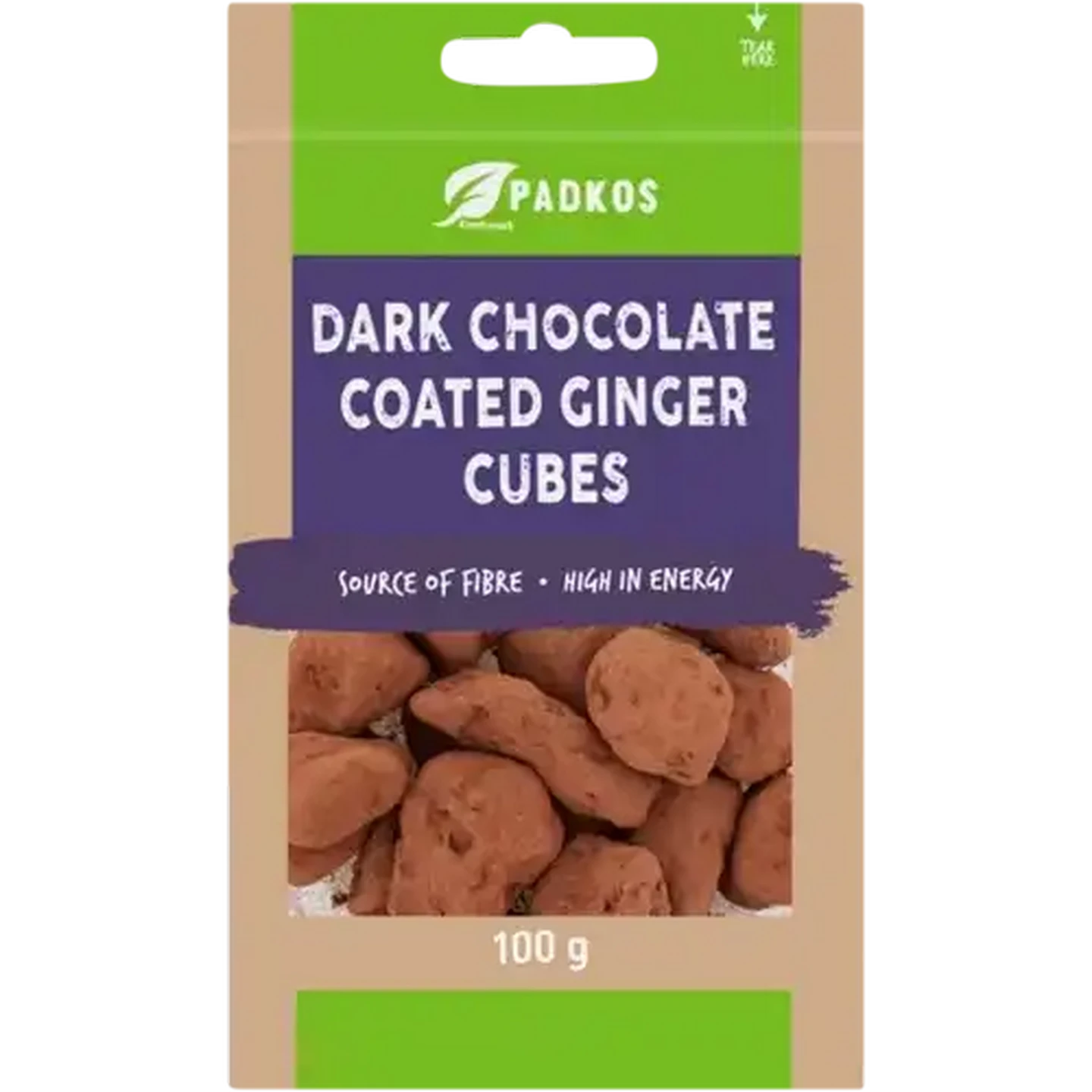 Checkers Sixty60 | Padkos Dark Chocolate Coated Ginger Cubes 100g