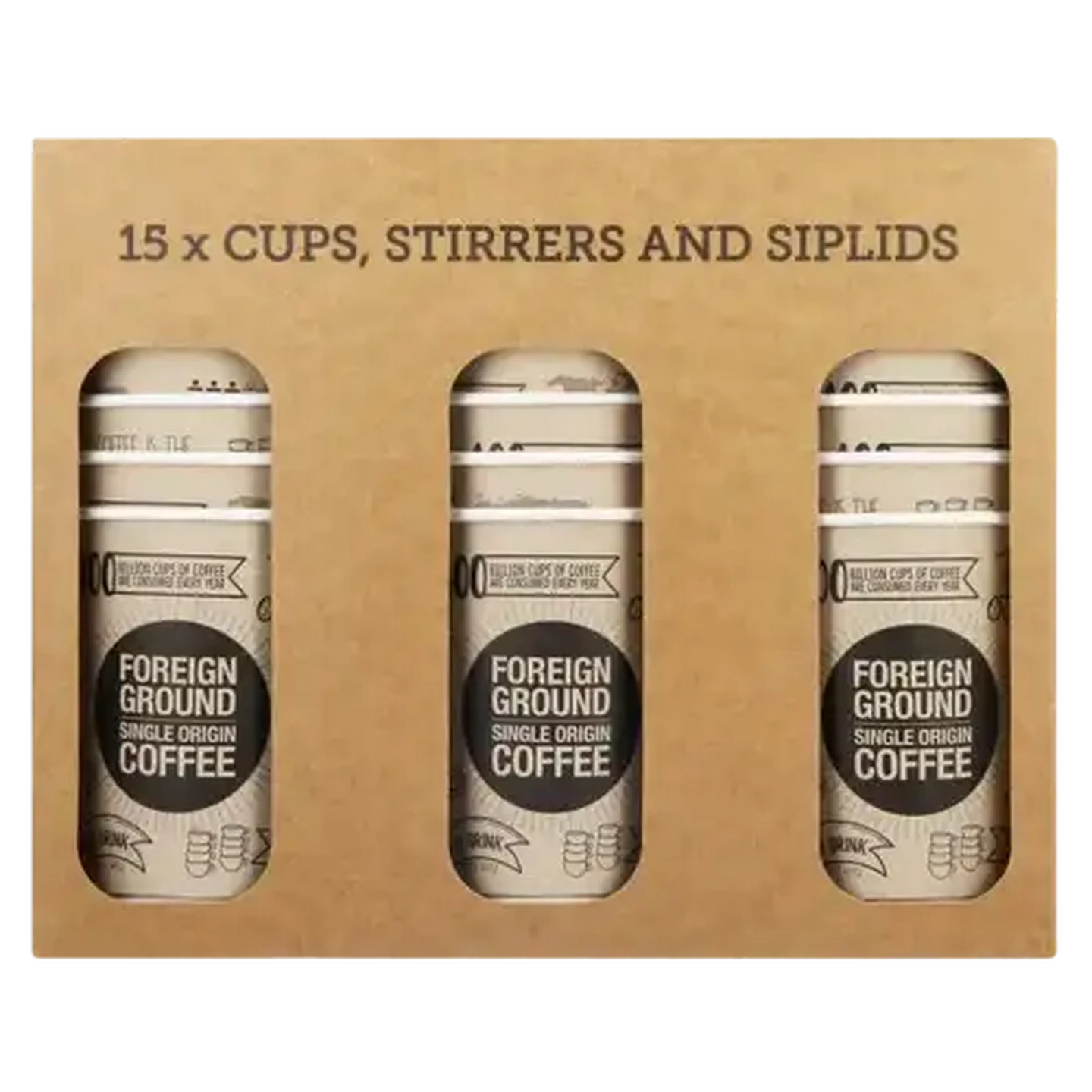 Checkers Sixty60 | Foreign Ground Brown Paper Coffee Cups
