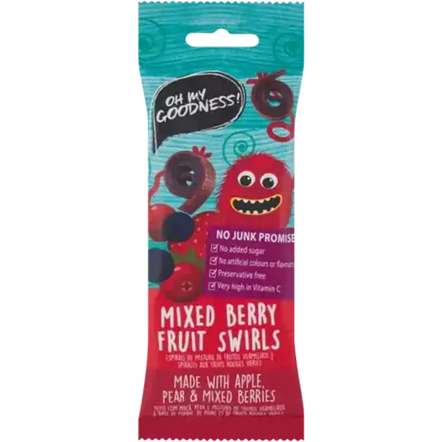 Checkers Sixty60 | Oh My Goodness! Mixed Berry Fruit Swirls 50g