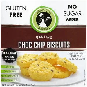 Checkers Sixty60 | Gracious Bakers Banting Choc Chip Biscuits 150g
