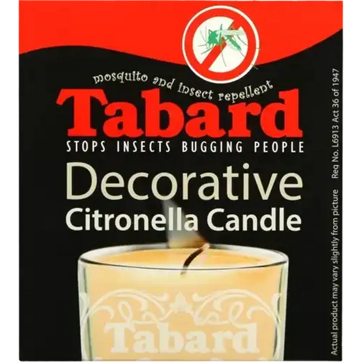 よる。 Checkers Sixty60 | Tabard Decorative Citronella Insect Repellent