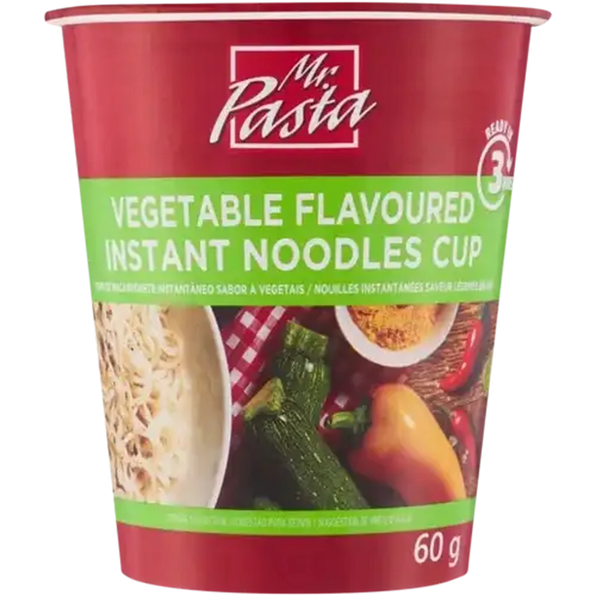 Checkers Sixty60 | Mr. Pasta Vegetable Flavoured Instant Noodles Cup 60g