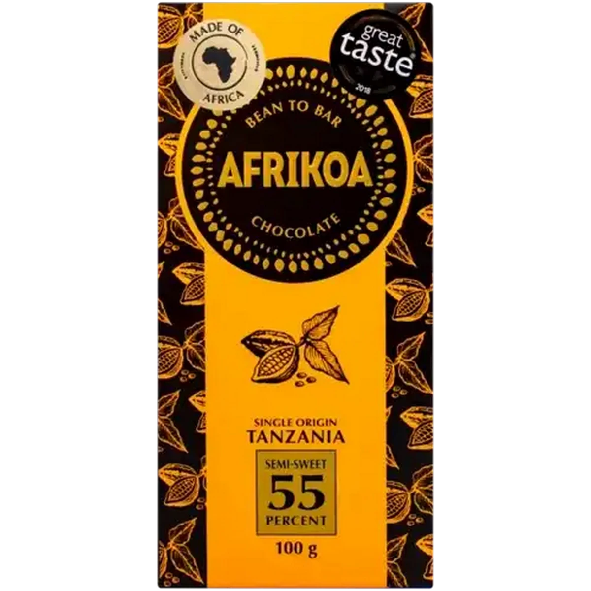 Checkers Sixty60 | Afrikoa 55% Semi-Sweet Dark Chocolate 100g