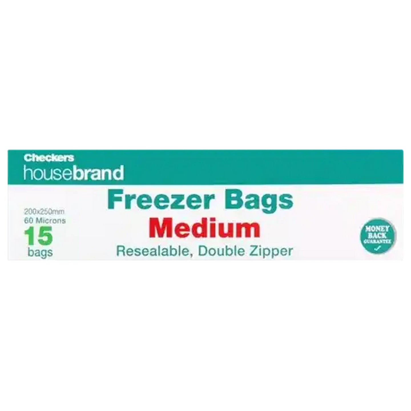 BISERA  11袋 Checkers Sixty60 | Ziploc Transparent Large Freezer Bags 10 Pack