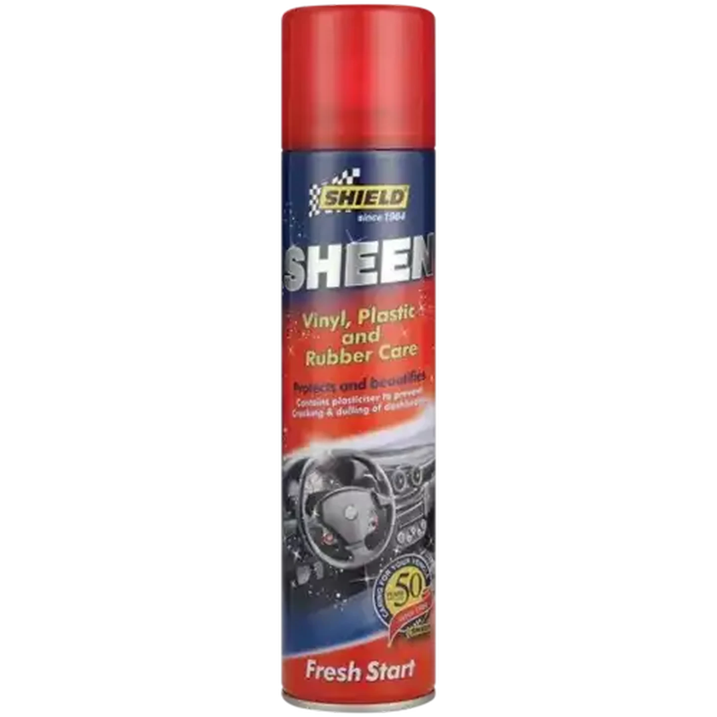 Image of Shield Sheen Fresh Start Vinyl, Plastic & Rubber Care 300ml