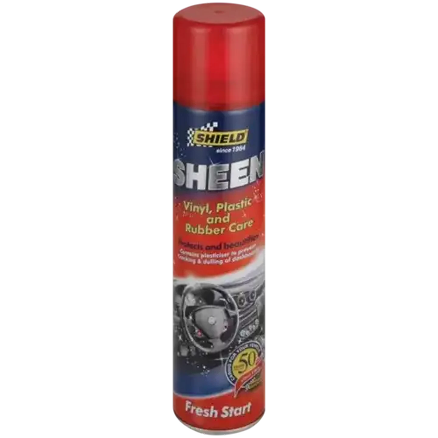 Image of Shield Sheen Fresh Start Vinyl, Plastic & Rubber Care 300ml