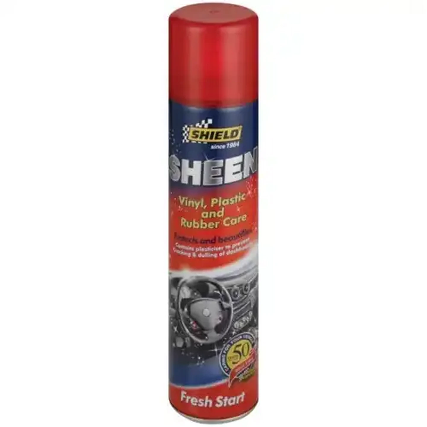 Image of Shield Sheen Fresh Start Vinyl, Plastic & Rubber Care 300ml