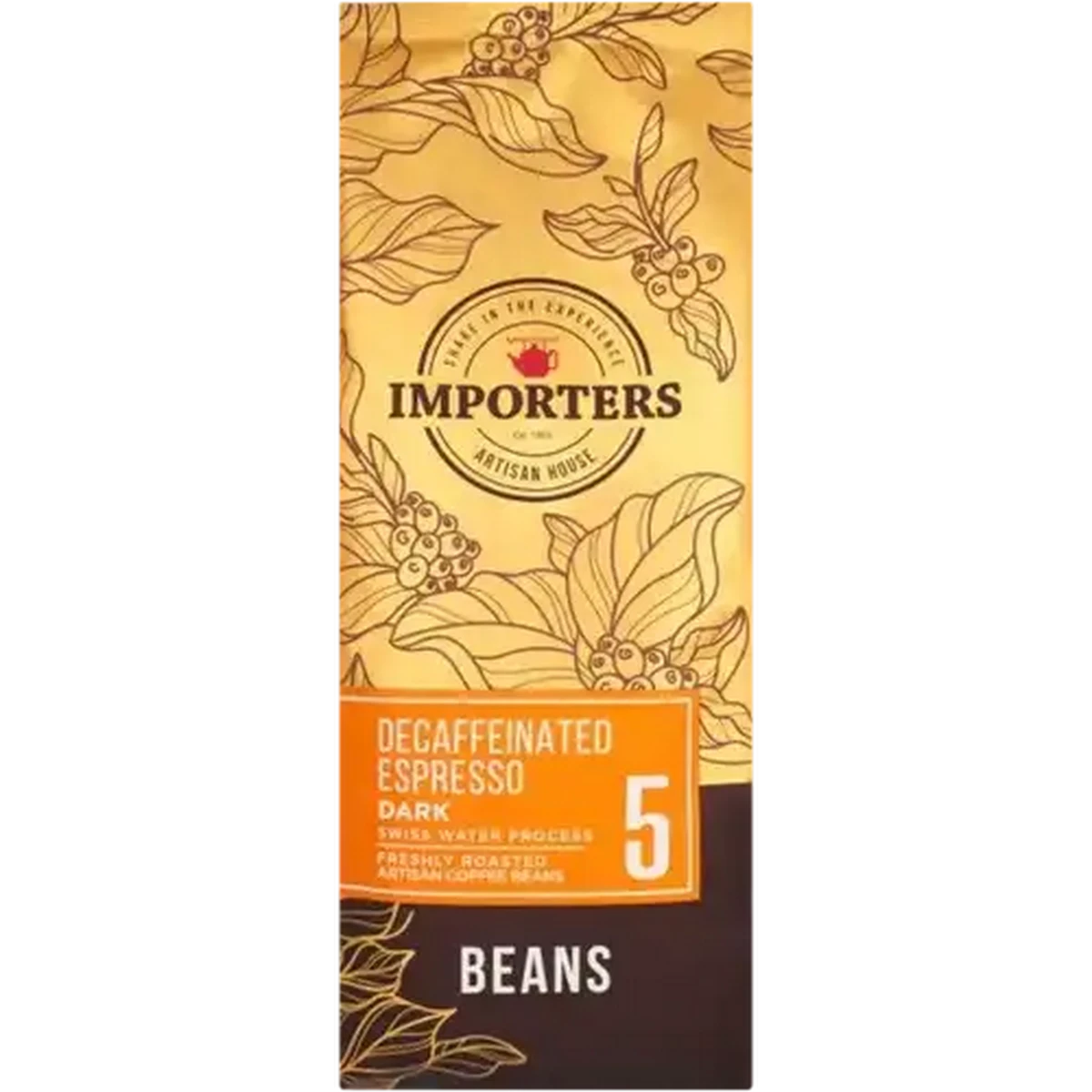 Checkers Sixty60 | Importers Decaf Espresso 5 Strength Dark Coffee