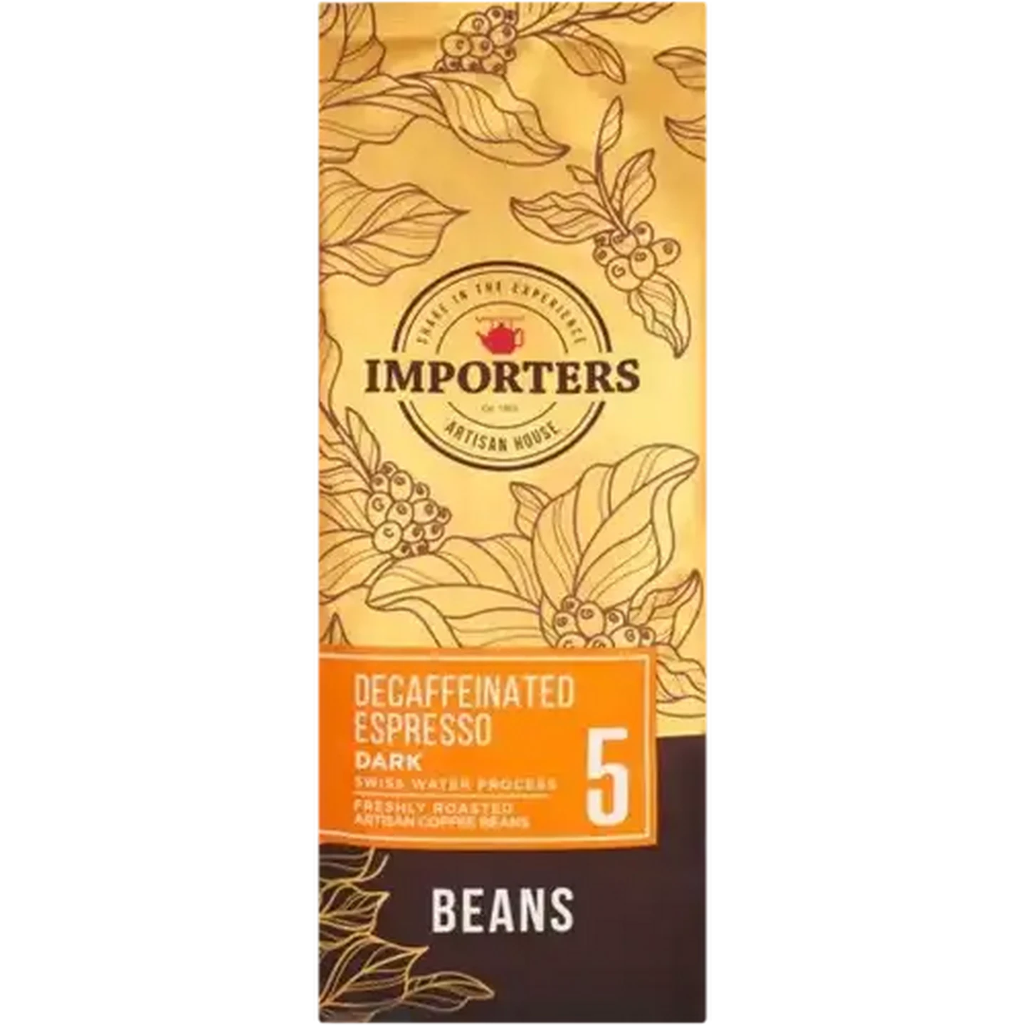 Checkers Sixty60 | Importers Decaf Espresso 5 Strength Dark Coffee