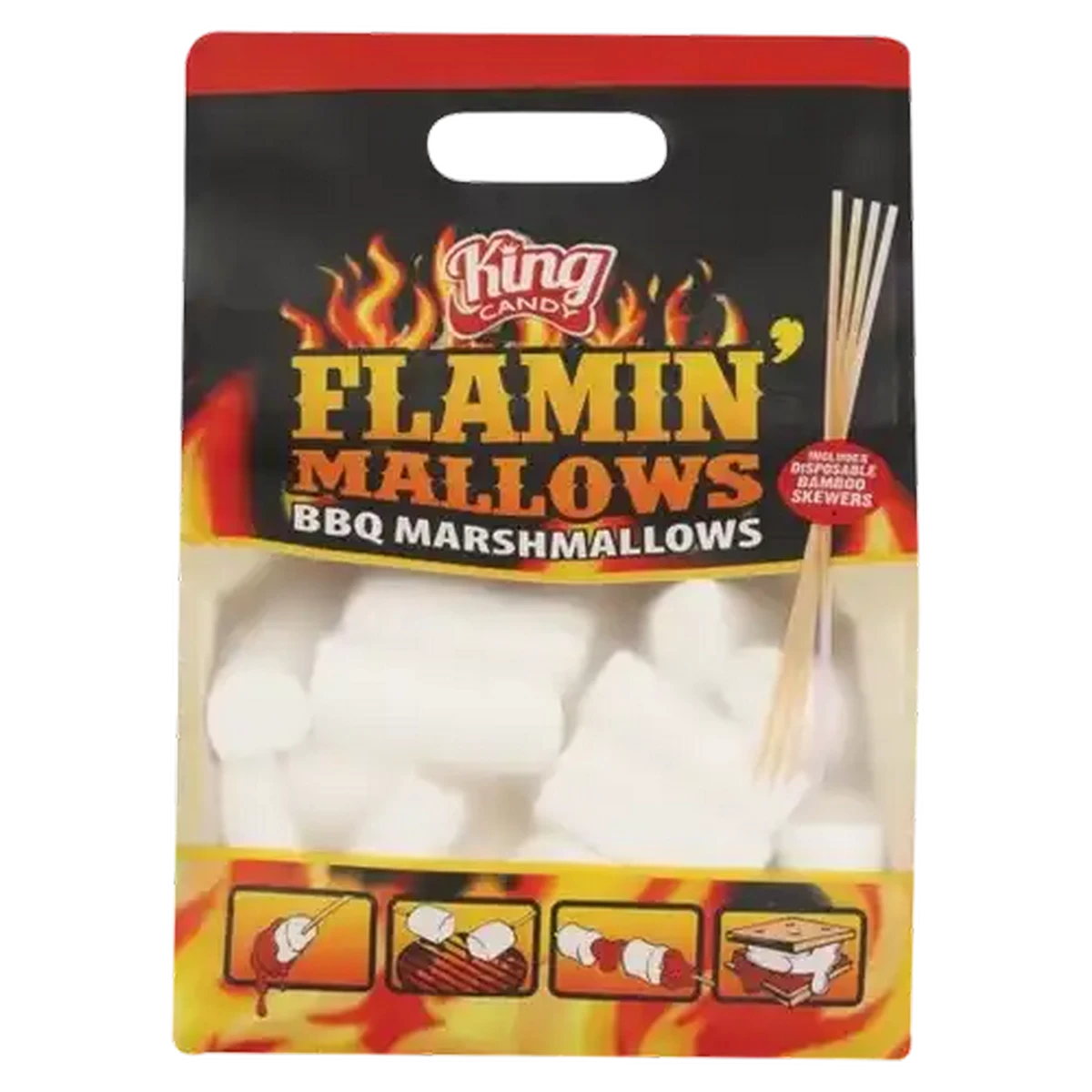 Checkers Sixty60 | King Candy Flamin' Braai Marshmallows Bag 400g