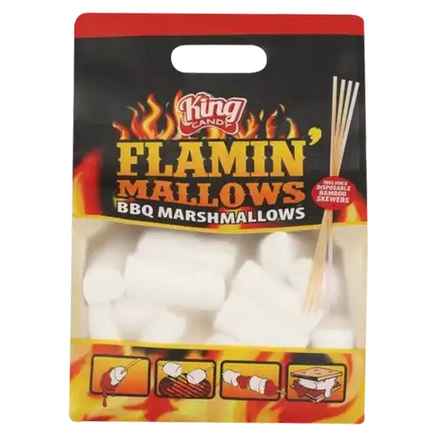 Checkers Sixty60 | King Candy Flamin' Braai Marshmallows Bag 400g