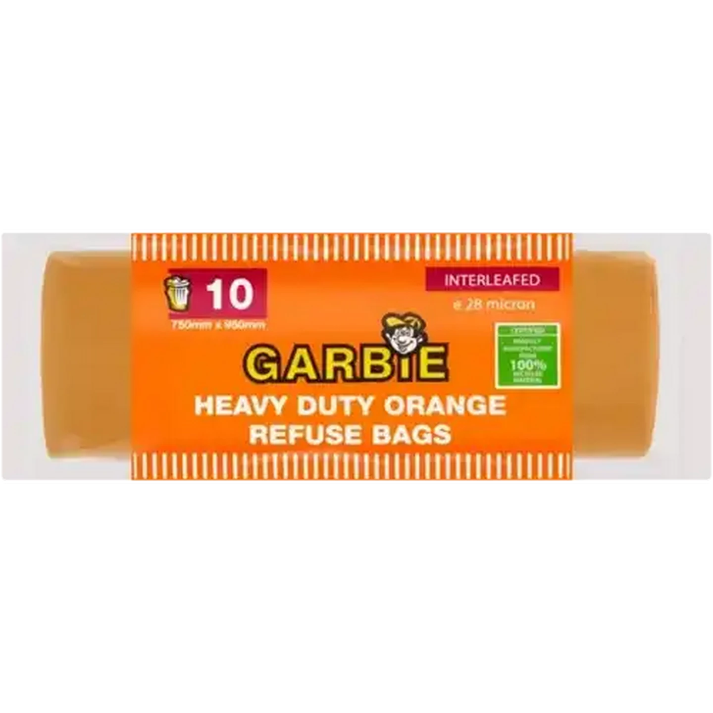 Checkers Sixty60 | Garbie Orange Heavy Duty Refuse Bags 10s