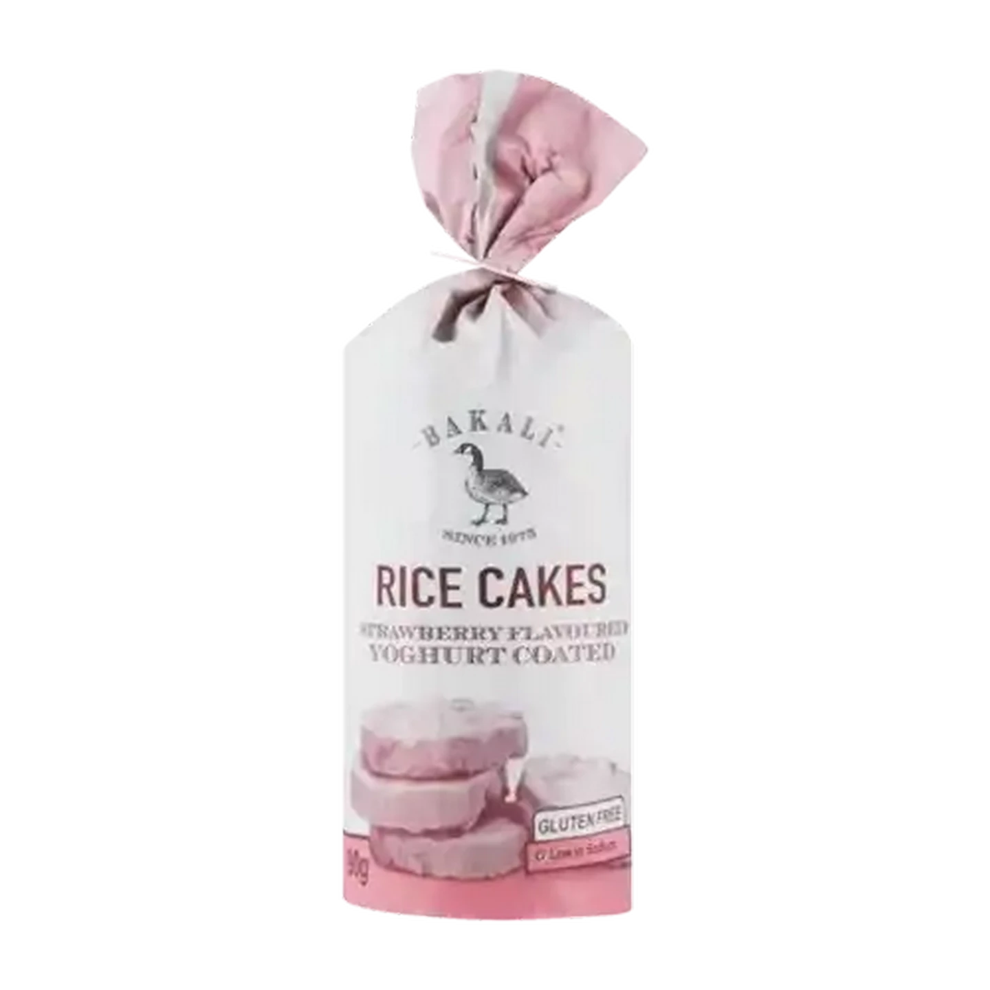 Image of Bakali Strawberry Yoghurt Coated Rice Cake 90g Bag