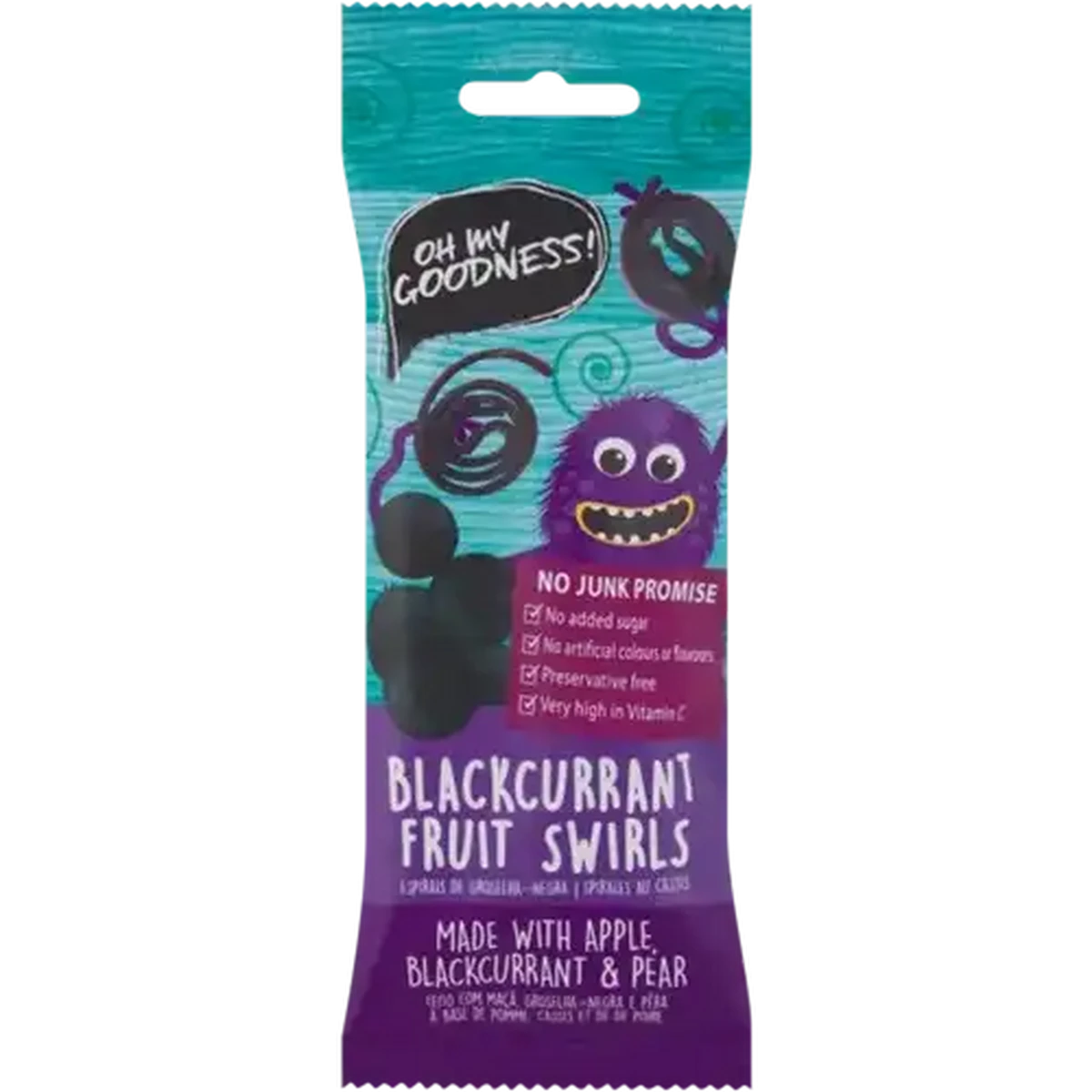 Checkers Sixty60 | Oh My Goodness! Blackcurrant Fruit Swirls 50g
