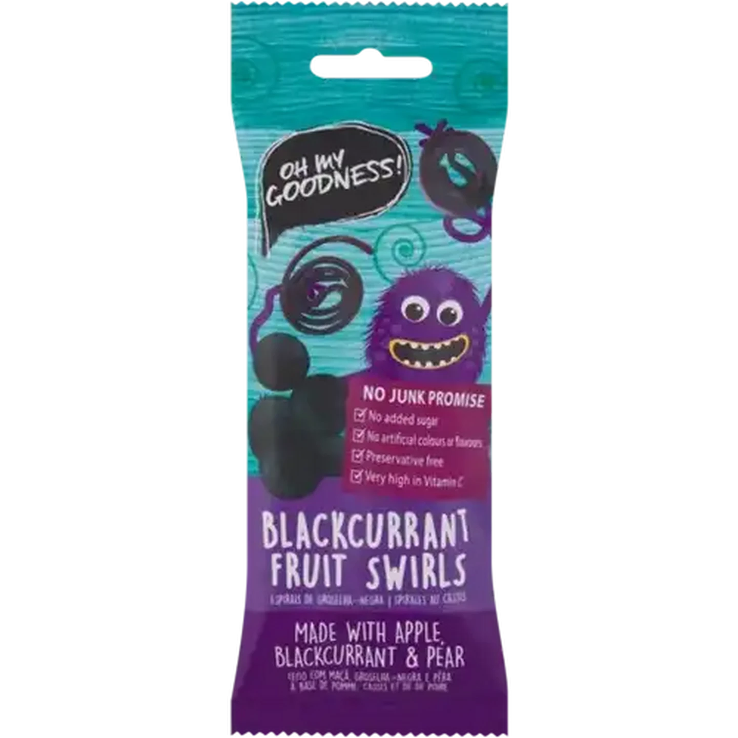 Checkers Sixty60 | Oh My Goodness! Blackcurrant Fruit Swirls 50g