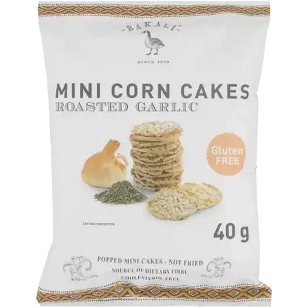 Checkers Sixty60 | Bakali Roasted Garlic Mini Corn Cakes 40g