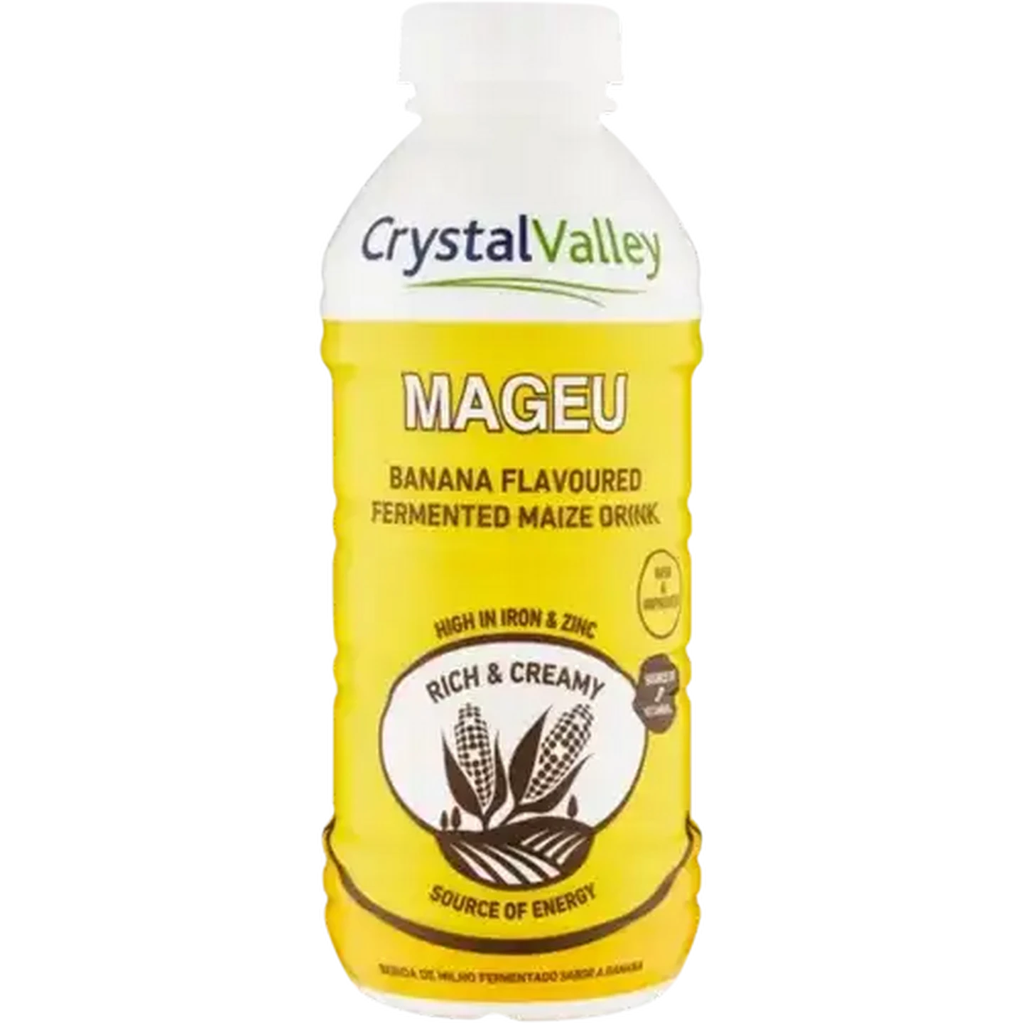 Image of Crystal Valley Mageu Banana Flavoured Cultured Maize 500ml