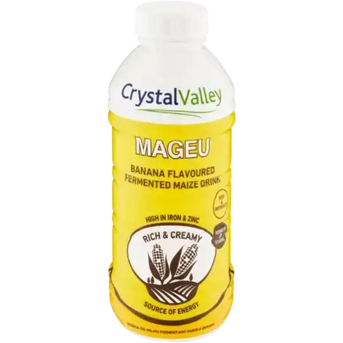 Image of Crystal Valley Mageu Banana Flavoured Cultured Maize 500ml