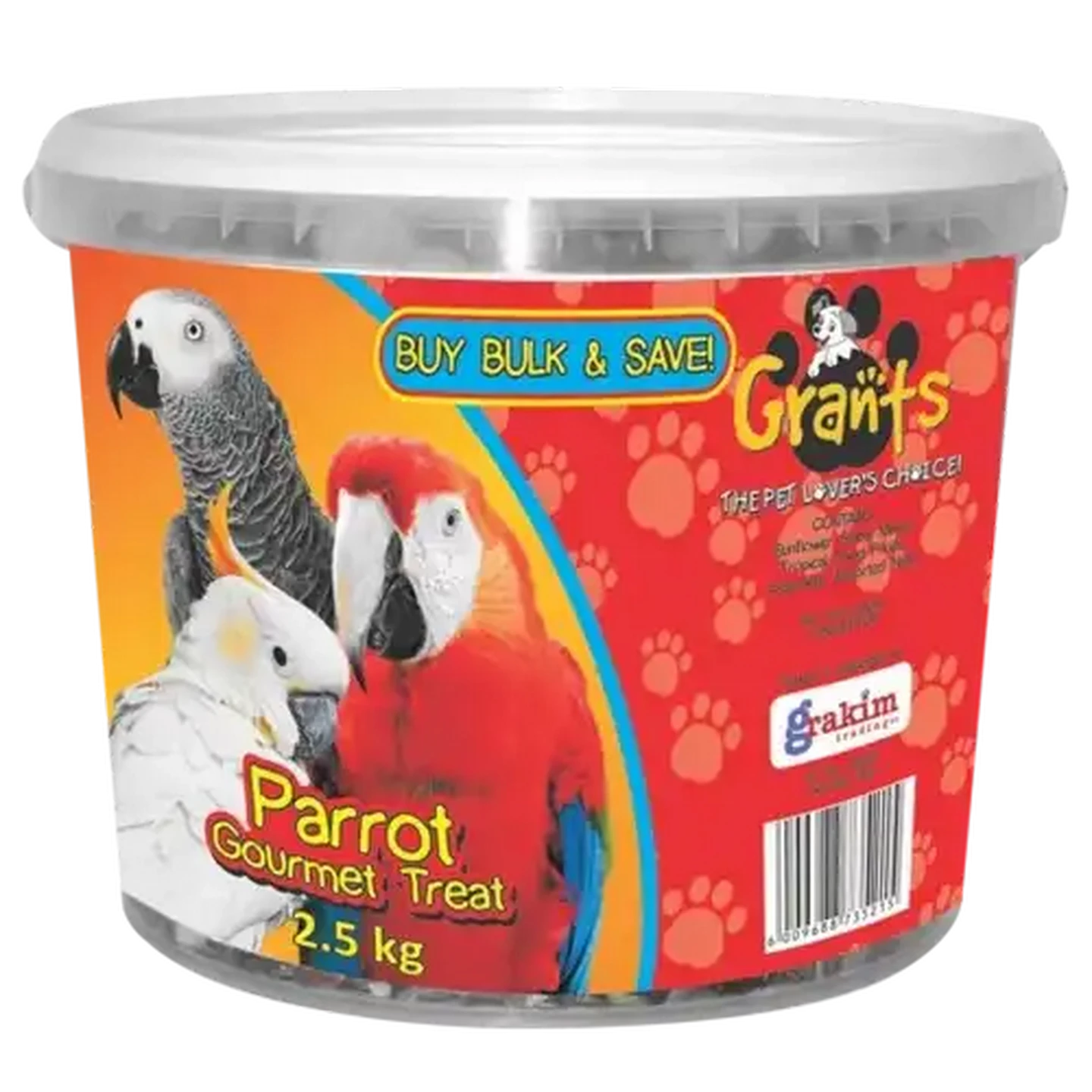 Checkers Sixty60 | Grants Gourmet Parrot Treat Bird Food 2.5kg