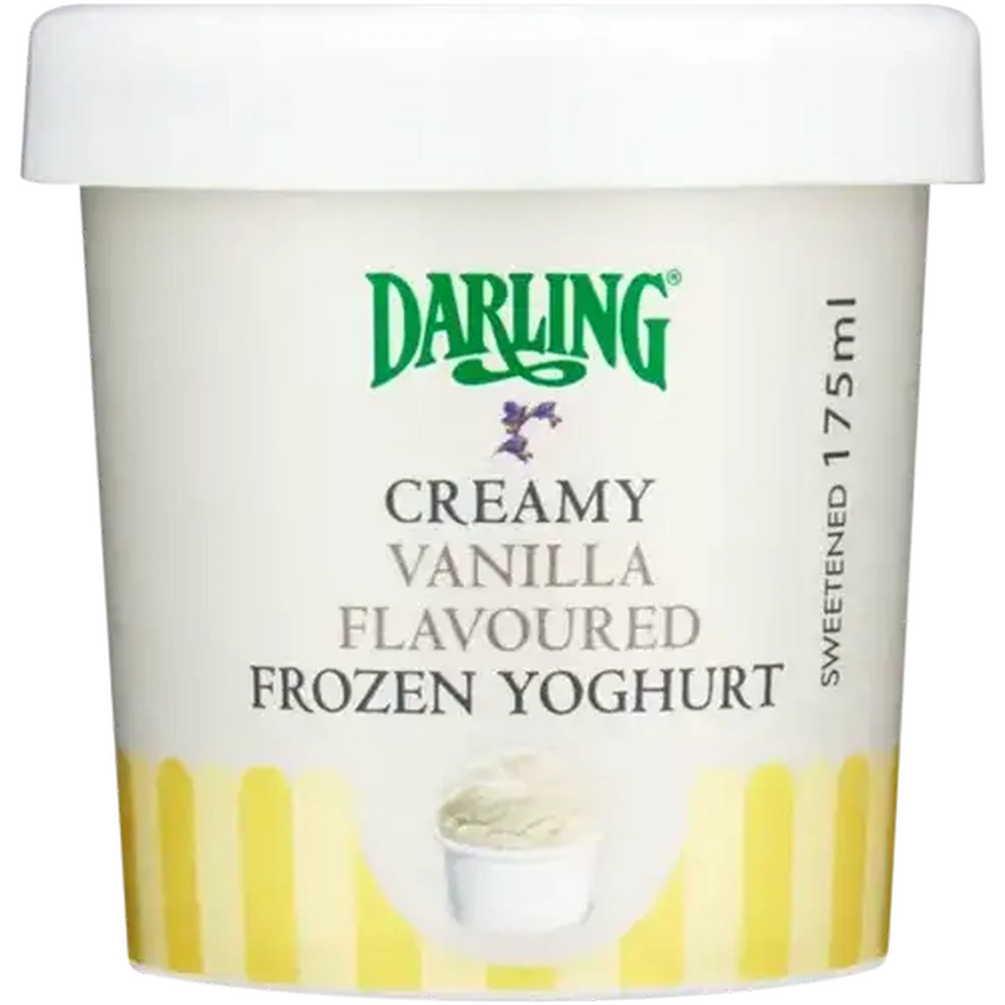 Image of Darling Vanilla Flavoured Frozen Yoghurt Tub 175ml