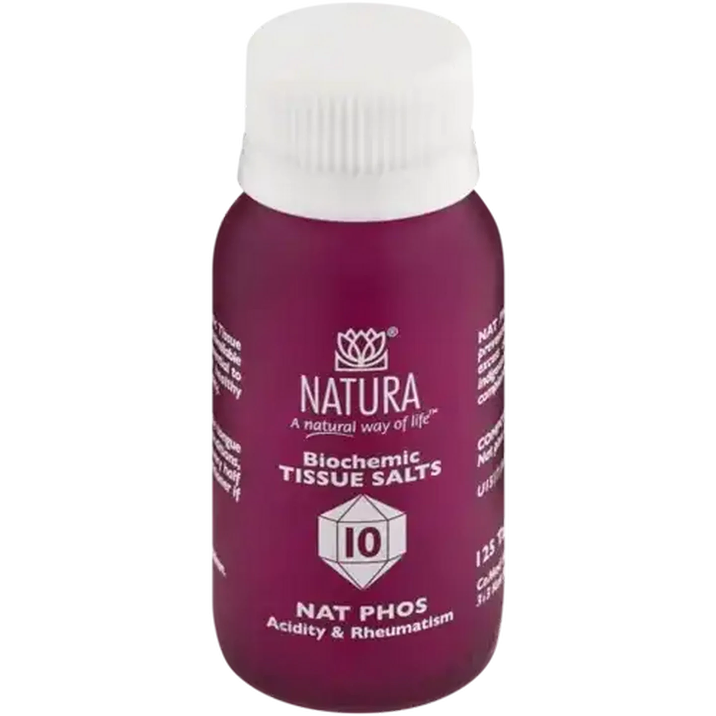 Image of Natura Biochemic Nat Phos Tissue Salts Tablets 125 Pack