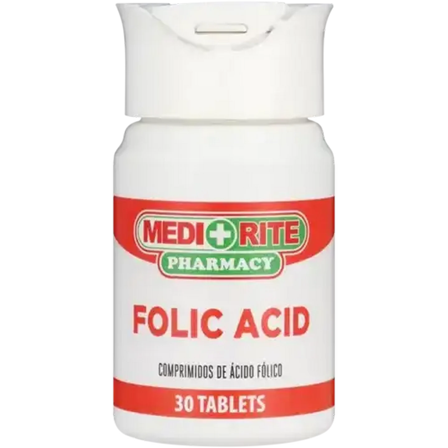 Image of Medirite Pharmacy Folic Acid Tablets 30 Pack