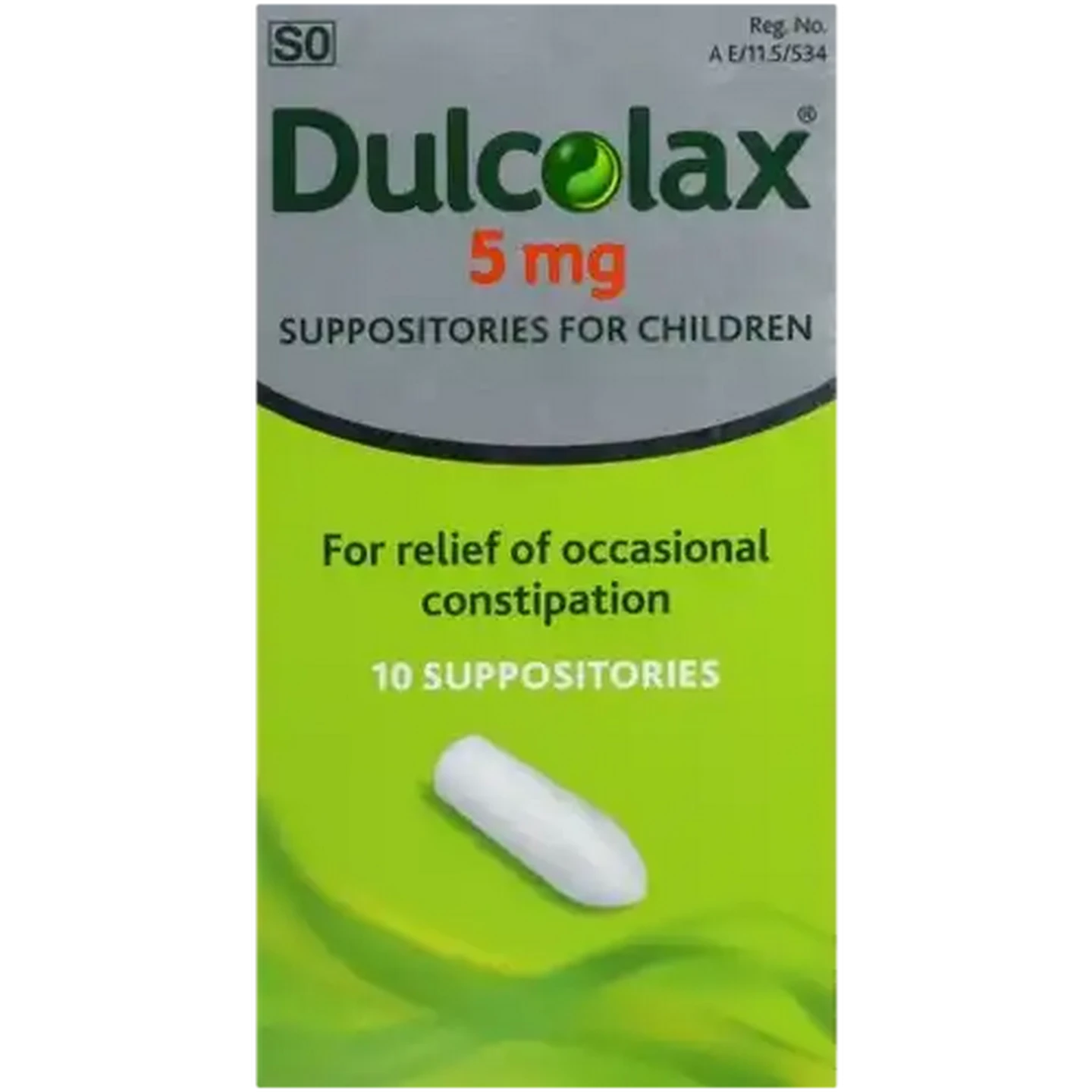Image of Dulcolax Suppositories Laxative For Children 5mg 10 Pack