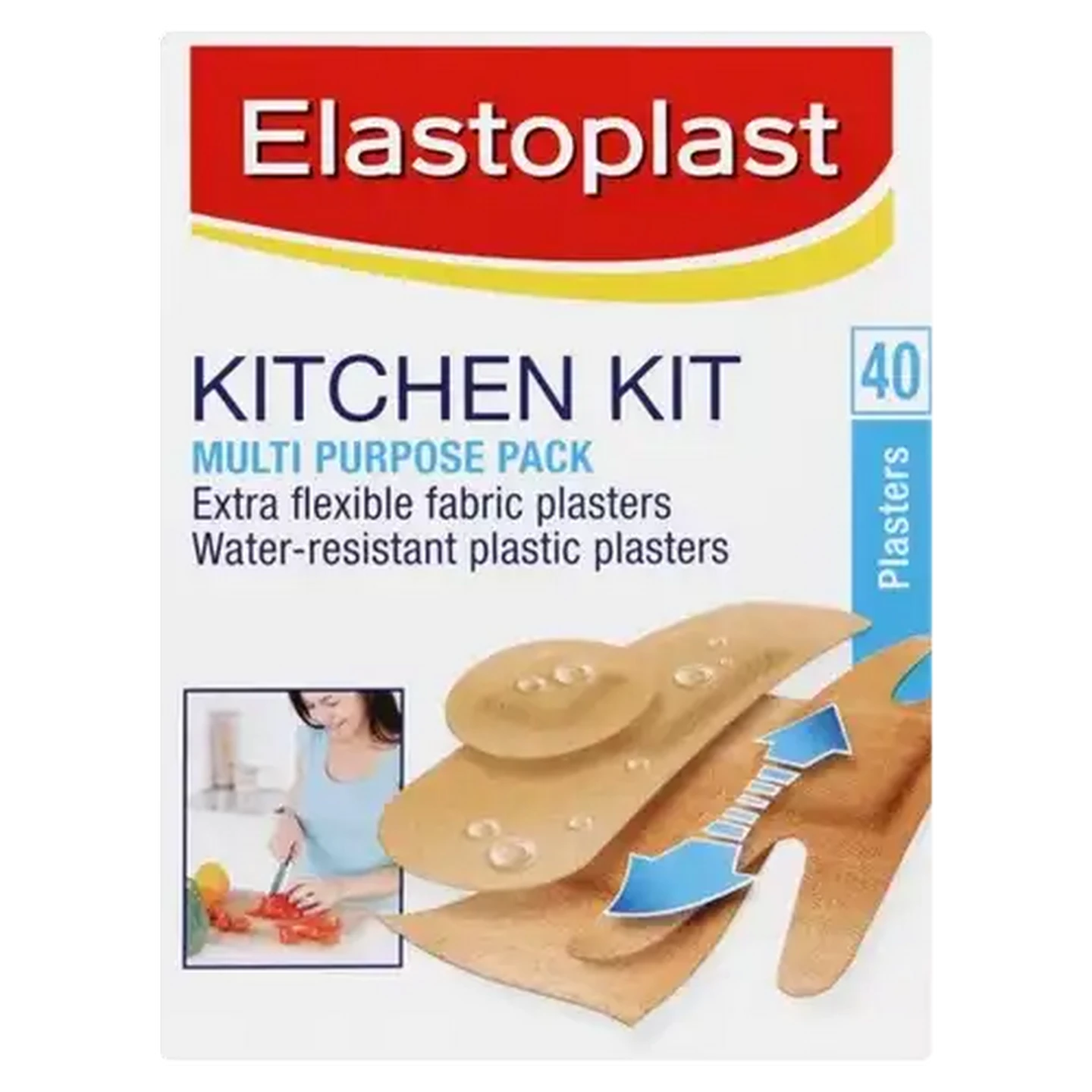 Image of Elastoplast Kitchen Kit Plasters 40 Pack