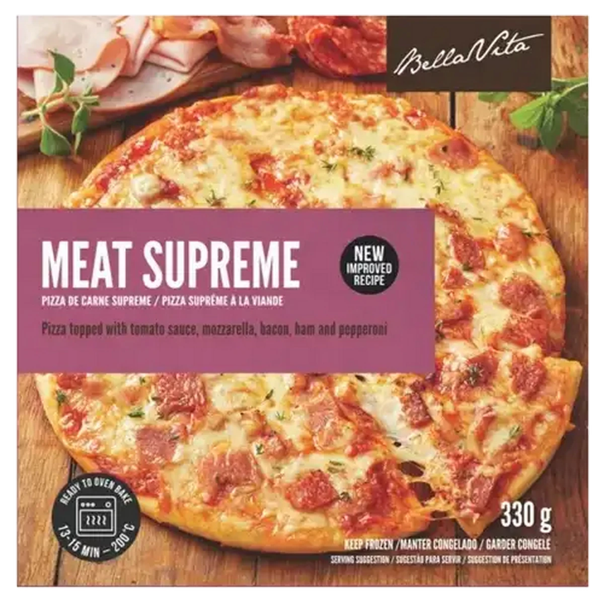 Checkers Sixty60 | Bella Vita Frozen Meat Supreme Pizza 330g