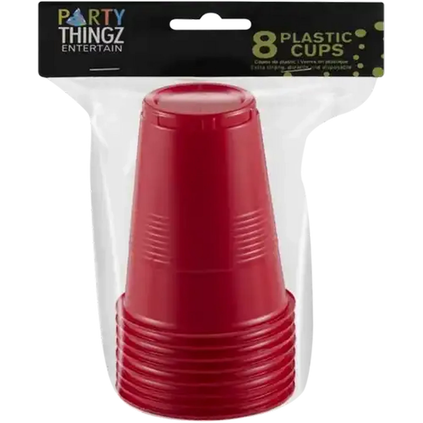 赤身 ２セット coppa Checkers Sixty60 | Party Thingz Red Plastic Party Cups 8-Pack