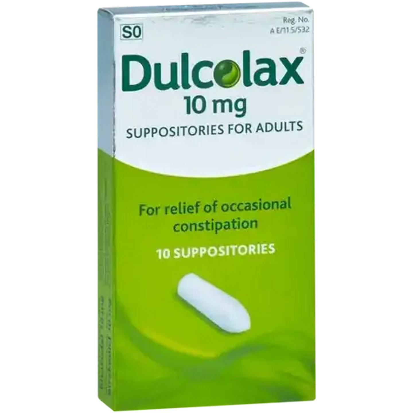 Image of Dulcolax Laxative Suppositories For Adults 10 Pack