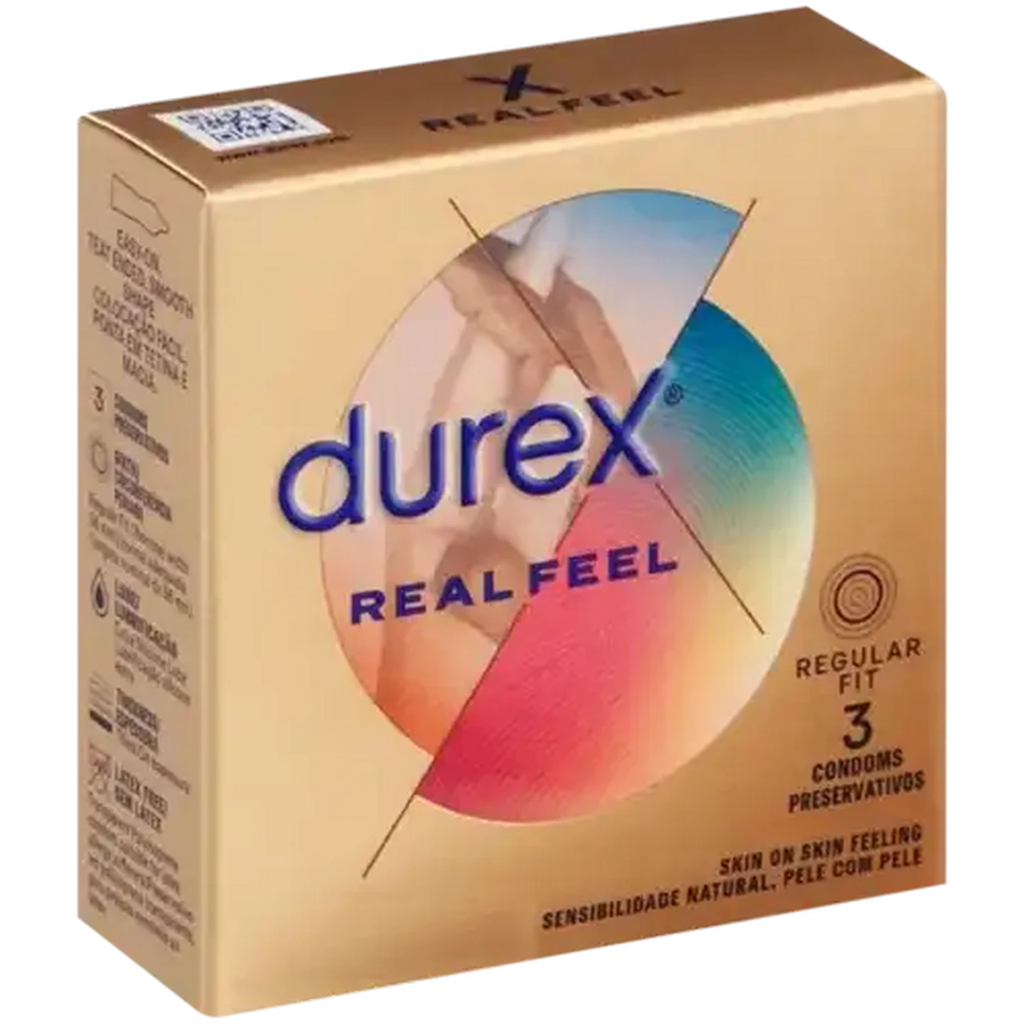 Image of Durex Real Feel Condoms 3 Pack