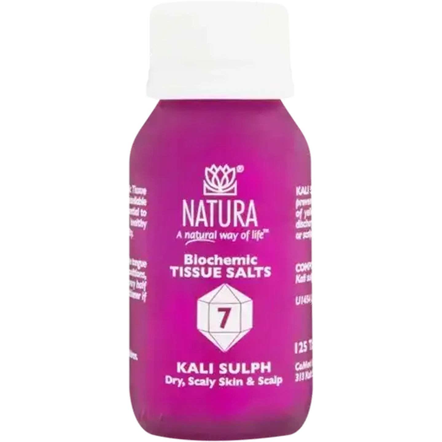 Image of Natura Kali Sulph No. 7 Biomechanic Tissue Salts 125 Pack