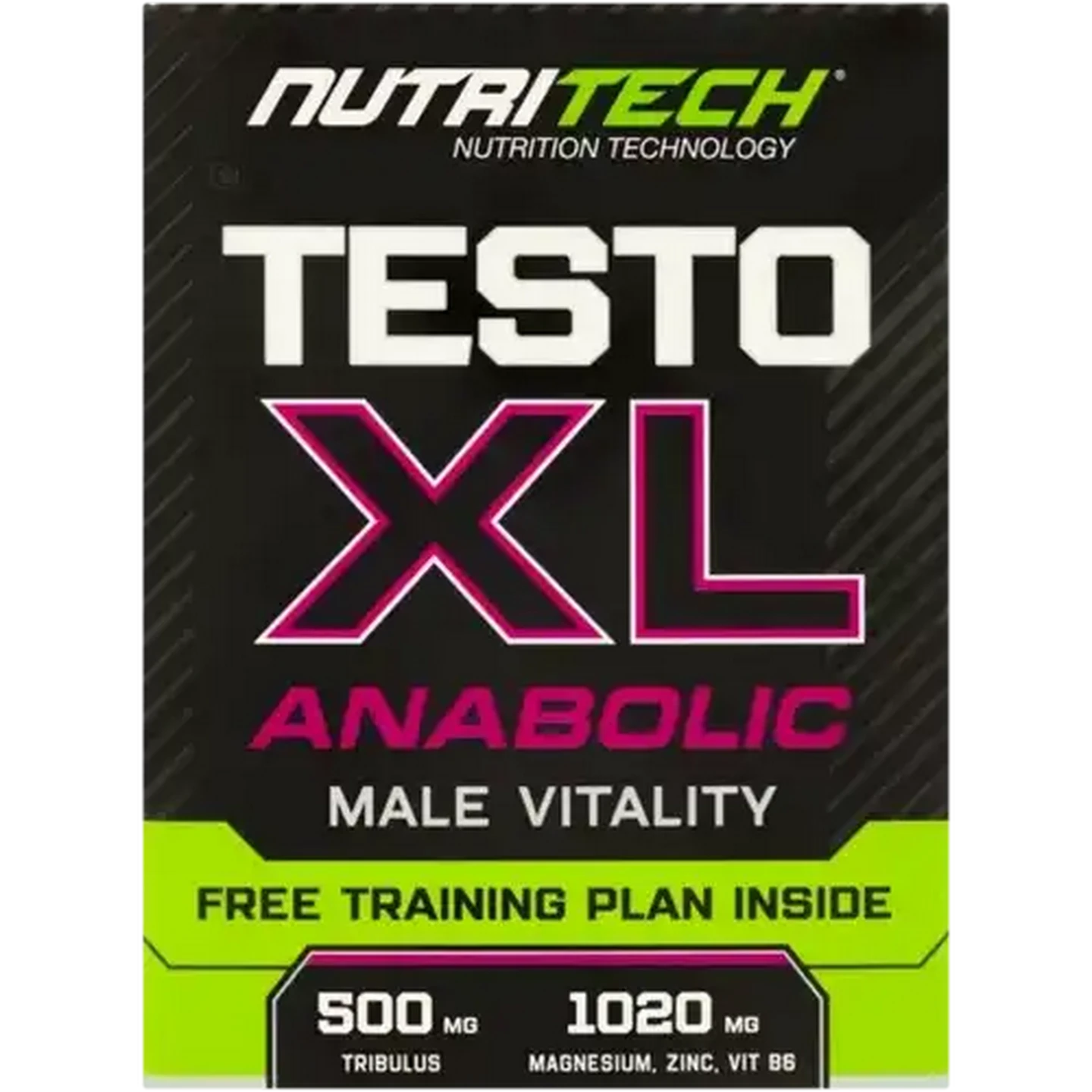 Image of NutriTech Testo XL Male Performance Support Capsules 90 Pack