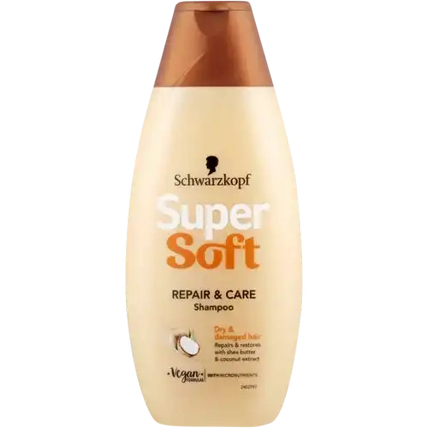 Image of Schwarzkopf Super Soft Repair & Care Shampoo Bottle 400ml