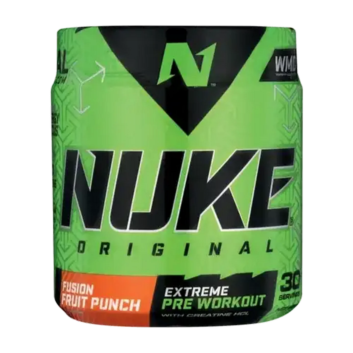 Image of NutriTech Fusion Fruit Punch Flavoured Nuke Original Extreme Pre Workout Shake 240g