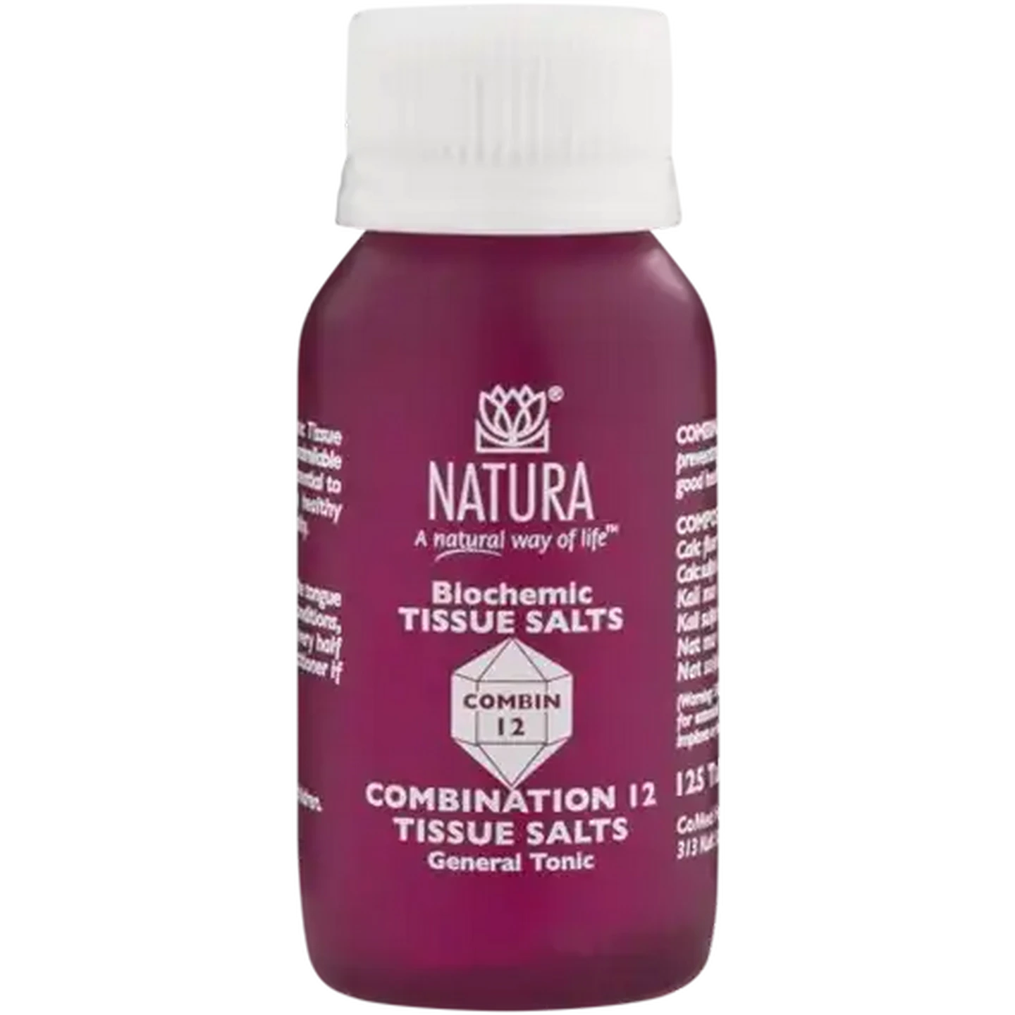 Image of Natura Combination 12 Tissue Salts Tablets 125 Pack