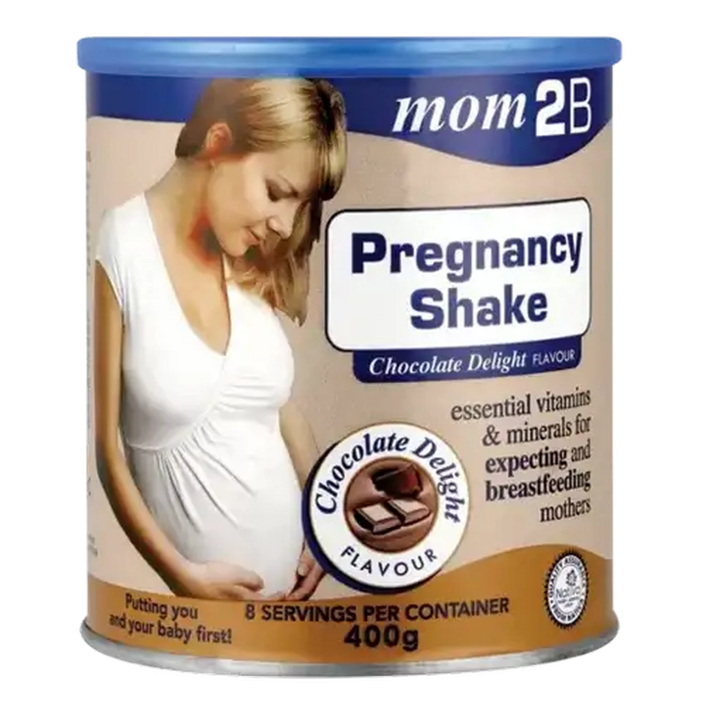 Image of Mom2B Chocolate Delight Flavour Pregnancy Shake 400g