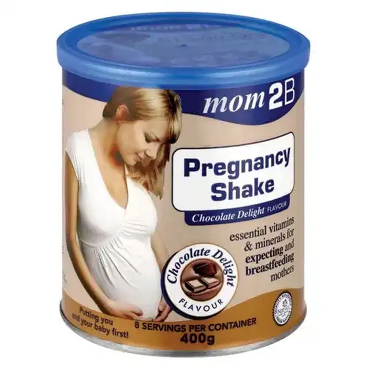 Image of Mom2B Chocolate Delight Flavour Pregnancy Shake 400g