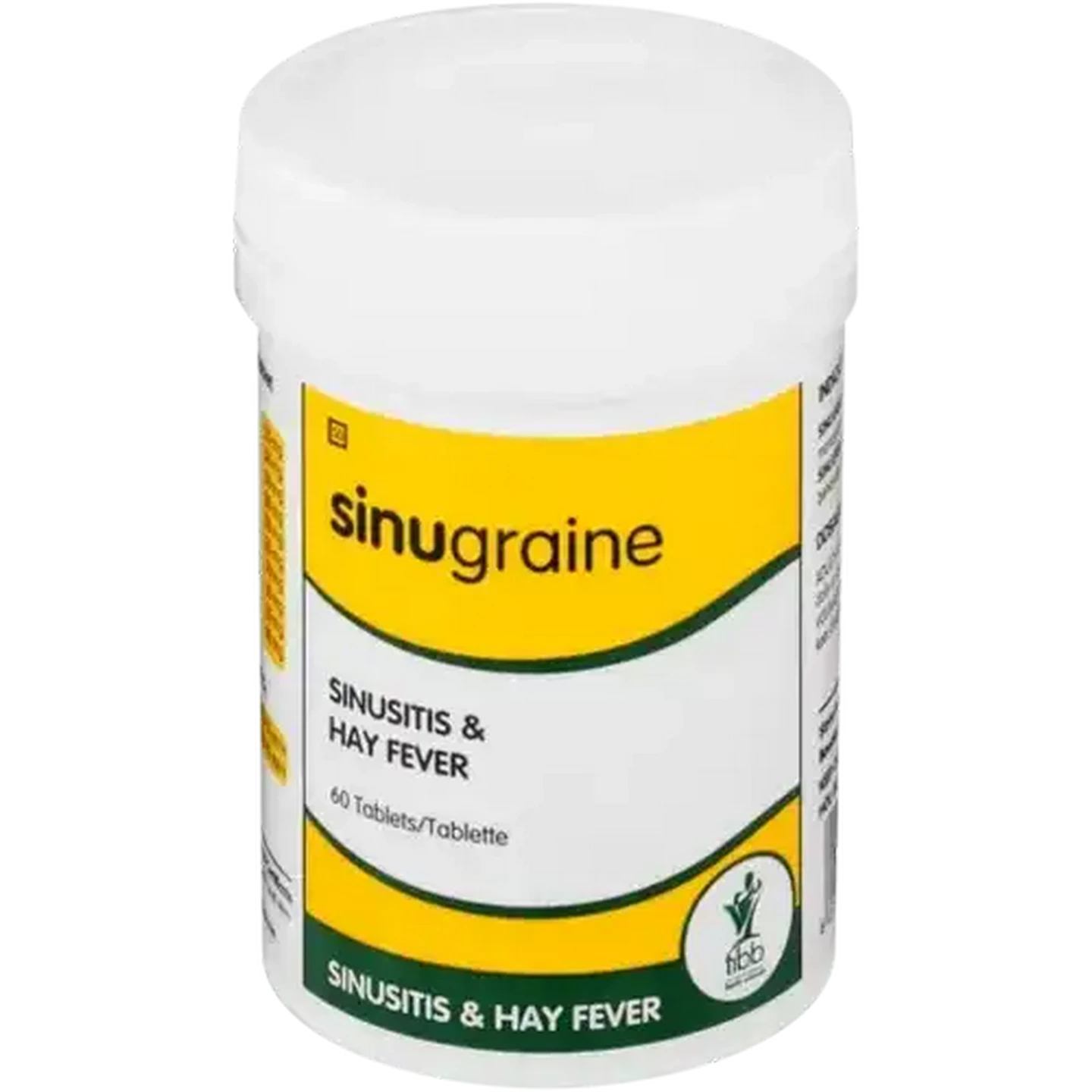 Image of Sinugraine Sinusitis and Hayfever Tablets 60 Pack